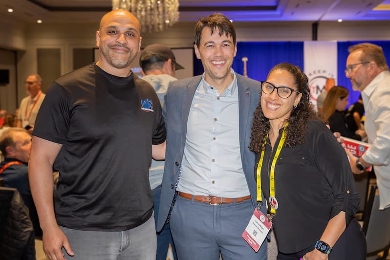 Victor Magan with sales strategist Matthew Pollard